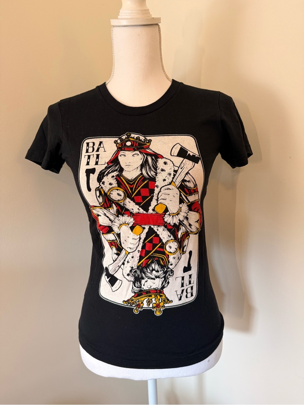 American Apparel Black Short-Sleeve BATL Tee